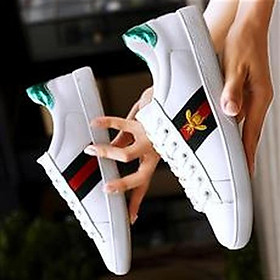 Ưu đãi đặc biệt giày ban giày phiên bản Hàn Quốc giày chạy bộ khử mùi ngoài trời giày hợp thời trang giày công sở - trắng đỏ