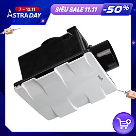 Mua Quạt Hút Thông Gió Âm Trần Có Ống Nối WHIFA VDP-15CK (5 Inch) - Màu Trắng - Hàng Chính Hãng
