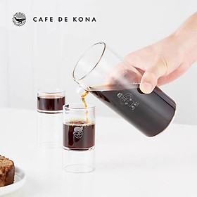Bộ bình và ly pha cà phê CAFE DE KONA AKIMBO hình trụ