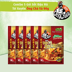 Combo 5 Gói Sốt Đậu Hũ Tứ Xuyên Ông Chà Và 90g (Mapo Tofu Sauce)