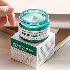 Bộ Dưỡng Da SOME BY MI AHA-BHA-PHA 30 Days Miracle (TONER+SERUM+CREAM) + Tặng 1 Mặt Nạ Su:m Đen