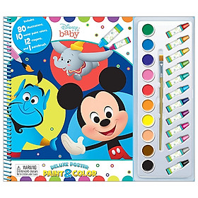 [Download Sách] Disney Baby Deluxe Poster Paint & Color