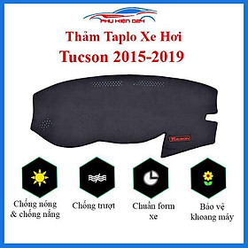 Thảm taplo Tucson 2015-2016-2017-2018-2019-2020-2021-2022 chống nắng nóng làm mát xe mở rộng tầm nhìn