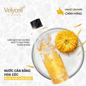 Nước cân bằng da Hoa Cúc Velycell Calendula Soothing Toner 200ml