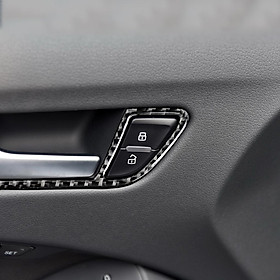 Car Handle Protector Sticker Door Handle Frame Decor Trim Fit For Audi A4 A5 B8 2009-2016