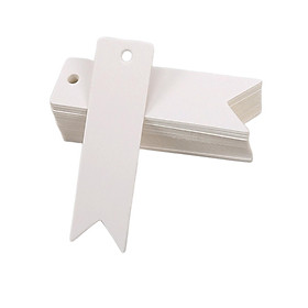 100pcs White Price Tags Marking Tags Writable Blank Sale Price Labels Supplies