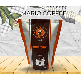 Cà phê bột Mario Đam mê 100% Robusta - Đắng, đậm, mạnh đặc trưng (Pha máy/pha phin) [500g]