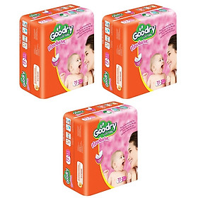 Bộ 3 Gói Lót Goodry sơ sinh 72 miếng