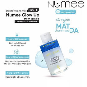 Dầu tẩy trang mắt Numee Glow Up thanh sạch da 125ML