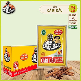 Lốc Cà Ri Dầu Ông Chà Và 25g 30 gói lốc