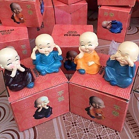 Mua Bộ Tượng Chú Tiểu Bốn Không