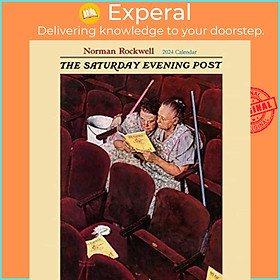 Sách - Norman Rockwell - The Saturday Evening Post 2024 Wall Calendar by Norman Rockwell (UK edition, paperback)