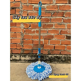 Mua Cây lau nhà 360 độ hàng thái lan cây thân inox bàn mủ siêu dầy