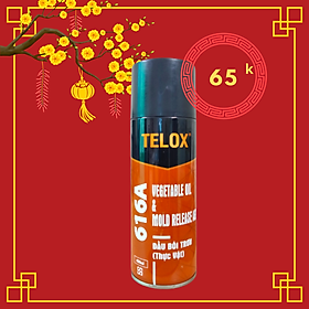 Mua Thùng 24 Bình xịt bôi trơn khuôn nhựa công nghiệp Telox 616A 450ml