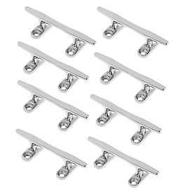 8pcs Polished Mooring Cleat - Tie Deck Marine Boat   Cleat