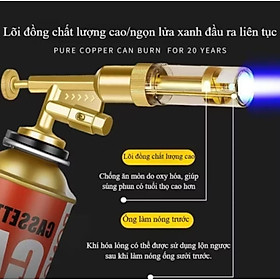 ĐẦU KHÒ GAS MINI LẮP BÌNH GAS MINI BẰNG ĐỒNG 