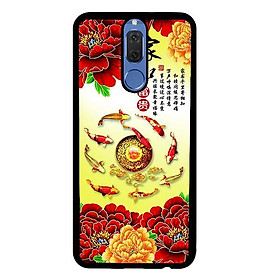Ốp lưng dành cho điện thoại Huawei Nova 2i Hoa Mẫu Đơn Đỏ