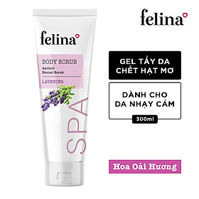 Tẩy Tế Bào Chết Felina Dạng Gel 300ml - Hạt Mơ Nghiền