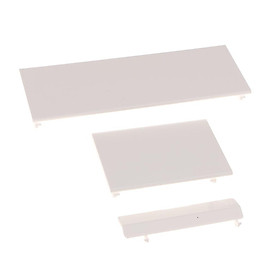 3 Pieces White Enclosure Door Frame Slot Cover Bezel Lid Repair Part For Nintendo Wii Console System