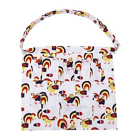 LONTIME Home Hen Eggs Holder Farmhouse Duck Eggs Collecting Apron with 8 12 Deep Pockets Kitchen Supplies Gathering Aprons Workwear Housewife Goose