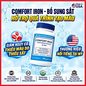 Comfort Iron 90 tabs – Bổ sung sắt cho cơ thể, hỗ trợ quá trình tạo máu, giúp giảm nguy cơ thiếu máu do thiếu sắt
