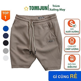 Quần short nam nữ logo cao su "DREAM" chất vải tổ ong mặc thoáng mát