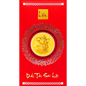 Bao lì xì vàng 24K Kim Tý 2020 - Mẫu 1 - ANCARAT
