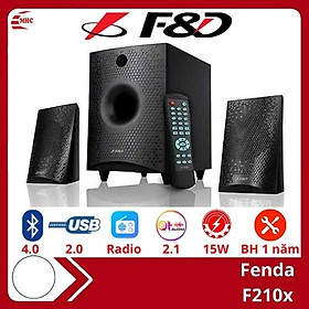 Loa máy vi tính Bluetooth 4.0 Fenda F210X, Bass cực ấm 15W có cổng USB