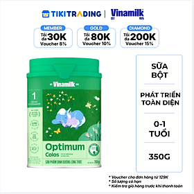 Hộp Sữa Non Vinamilk Optimum Colos 1 Hộp 350g (sữa bột cho trẻ từ 0 - 1 tuổi)