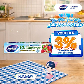 Màng bọc PE dao cắt trượt 120M (L) MyJae