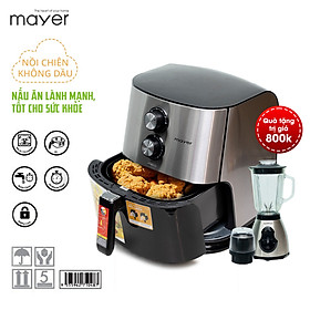 Mua Nồi Chiên Không Dầu Mayer 6L Nhập Khẩu Malaysia - Hàng Chính Hãng