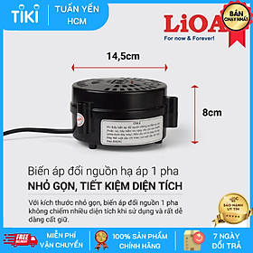 Bộ đổi nguồn 220v sang 100v lioa 200va