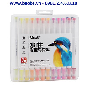 Bút lông hai đầu Marker Baoke - D289