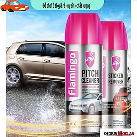 Combo 2 chai Chai tẩy nhựa đường cho ô tô Flamingo Pitch Cleaner chuyên