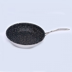 Chảo Chống Dính 3 Lớp Vân Đá Inox 304 Fivestar (22cm)