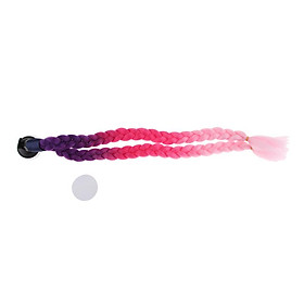22.5" Motorcycle  Decoration Braids Ponytail Hair