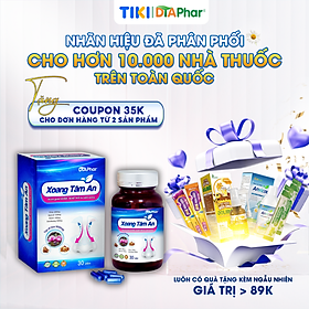 Viên uống Xoang Tâm An Hỗ trợ giảm sổ mũi nghẹt mũi do viêm xoang Hộp 30 Viên Tâm An Pharma