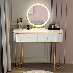 Mua Bàn trang điểm gương đèn led 3 màu 120cm cao cấp  bàn phấn LUX-BAP08..
