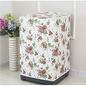 Áo Trùm Máy Giặt Cửa Trên 12kg-15kg Vải Dù Siêu Dày, Lựa Chọn Họa Tiết - HỌA TIẾT