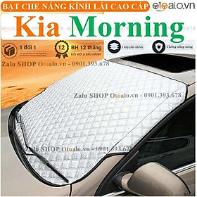 Tấm che chắn nắng nóng kính lái xe ô tô Kia Morning 3 Lớp Cao Cấp - OTOALO