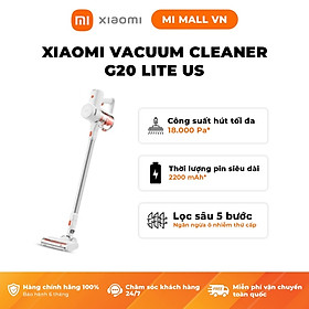 Máy hút bụi Xiaomi Vacuum Cleaner G20 Lite - Hàng Chính Hãng