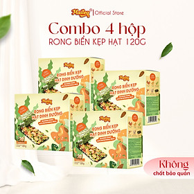 [COMBO 2 HỘP/4HỘP] Rong biển kẹp hạt dinh dưỡng Mailey - hỗ trợ ăn kiêng giảm cân, bánh ngũ cốc dinh dưỡng