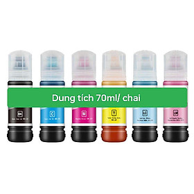 HCM-Set 6 màu Mực in Epson 057 dùng cho máy in Epson L18050, L1800, L800 L8050 cung cấp giải pháp in chất lượng cao rõ nét, hàng nhập khẩu.