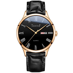 Đồng hồ nam chính hãng Teintop T7017-9 Fullbox, Kính sapphire ,chống xước,chống nước,dây da xịn, Mới 100%,Bảo hành 12 tháng,Thiết kế đơn giản ,trẻ trung và sang trọng