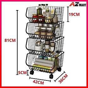 Giá Để Đồ Kệ Để Đồ Nhà Bếp Sơn Tĩnh Điện Cao Cấp
