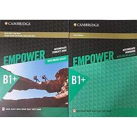 Combo 2 cuốn: Empower B1+ Intermediate Student's Book with Online Access + Empower B1+ Intermediate Workbook with Online Access