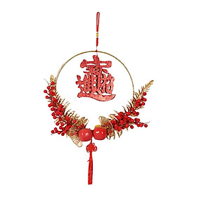 Chinese New Year Pendant with Chinese Knot Tassel Oriental for Restaurant