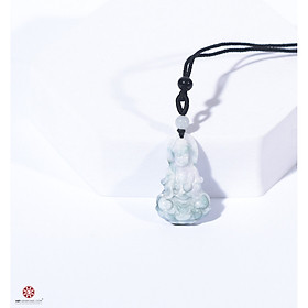 Mặt dây chuyền Phật Bà Quan Thế Âm Bồ Tát cẩm thạch A tự nhiên 100% không qua xử lý - Độ mạng bình an, hợp tất cả các mệnh | VietGemstones