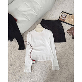 Áo phông bèo nữ form ôm tôn dáng – chất thun co giãn siêu đẹp, dễ phối đồ