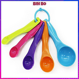 Mua Bộ muỗng định lượng 5 cái cân đo thực phẩm - tạp hóa bin bo
